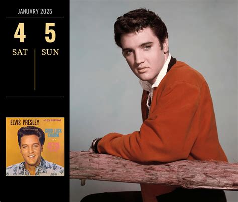 Elvis Club Berlin E V 2025 Elvis Presley Day At A Time Box Calendar