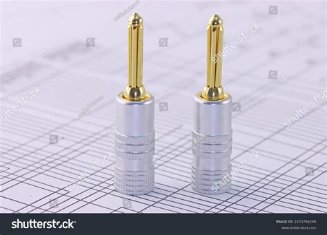 Connectors Connecting Speakers On Electrical Diagramsoft Stock Photo ...