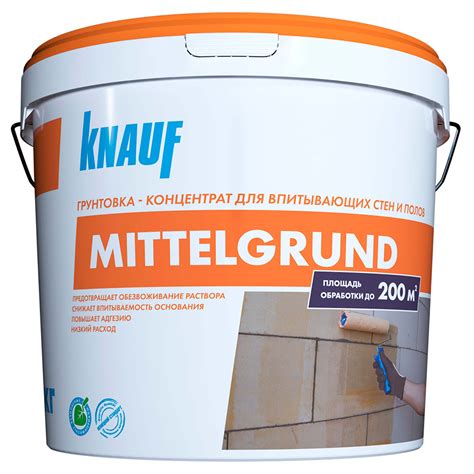 Грунтовка Knauf Миттельгрунд универсальная 10 кг, цена - купить в ...