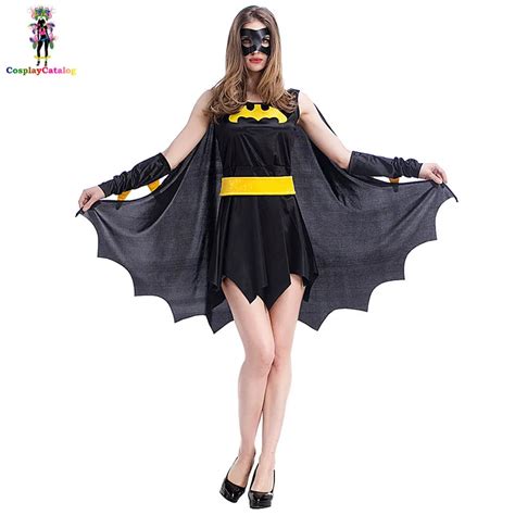 Party Sexy Bat Warrior Costume For Adult Women Bat Fighters Halloween