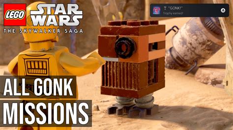 Gonk Trophy Complete The Gnk Droid Escort Missions Lego Star Wars