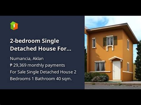 Bedroom Single Detached House For Sale In Numancia Aklan Youtube