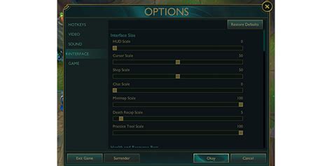 Best Settings For League Of Legends