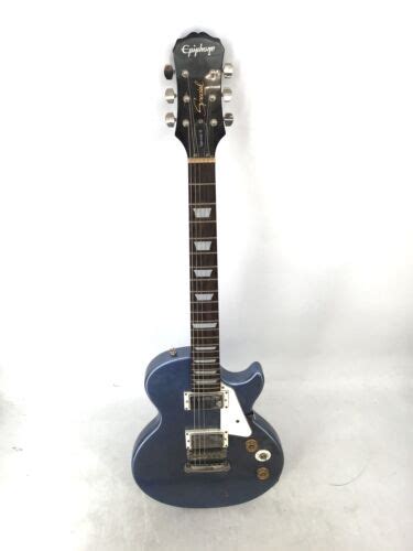 Epiphone Special 11 Blue Black 6 String Right Handed Electric Guitar Ebay