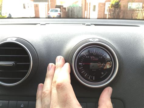 How To Vent Mounted Boost Gauge For 20 Audi Sport Net