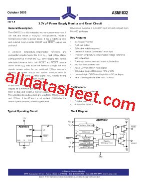 Asm Sema Datasheet Pdf Alliance Semiconductor Corporation