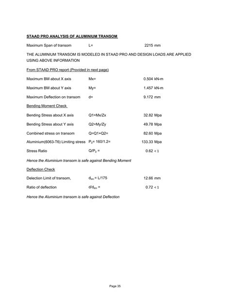 STRUCTURAL CALCULATION CURTAIN WALL SAMPLE DESIGN PDF