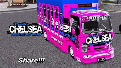 Share Livery Bussid Rebecca Dek Chelsea Terbaru Isuzu Nmr By Souleh