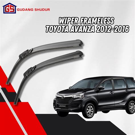 Jual Wiper Mobil Frameless Toyota All New Avanza 2012 2016 Sepasang 2