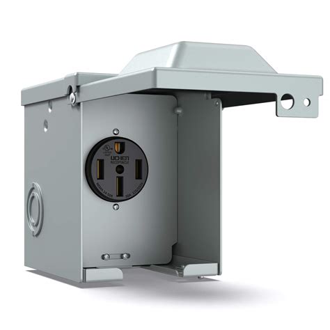 Buy WEBANG 50 RV Power Outlet Box Enclosed Lockable Weatherproof