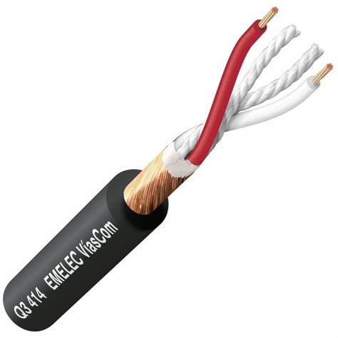 Cable de Audio Analógico Balanceado 1x2x0 22 mm²