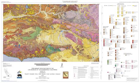 [PDF] PRELIMINARY GEOLOGIC MAP OF THE LOS ANGELES 30' × 60' QUADRANGLE ...