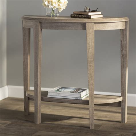 Andover Mills Blakeway Half Moon Console Table Reviews Wayfair