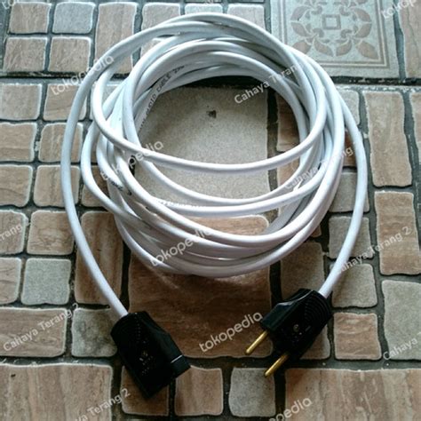 Jual Kabel Sambungan Extension Listrik Steker Broco 1 2 3 4 5 6 7 8 9 Meter 5 Meter Kota