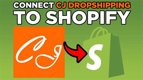 How To Connect CJ Dropshipping To Shopify 2024 YouTube