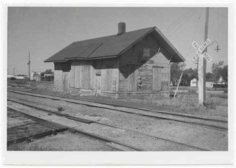 Atchison Topeka And Santa Fe Railway Company Depot Canton Kansas