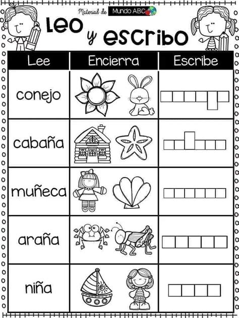 Leo Y Escribo Imagenes Educativas Lectoescritura Actividades De