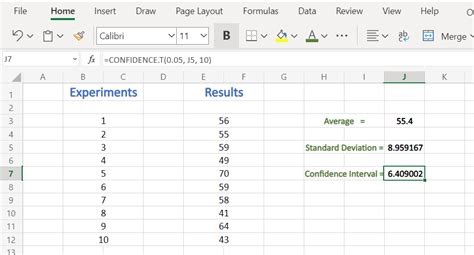 How To Calculate Confidence Interval In Excel Quickexcel