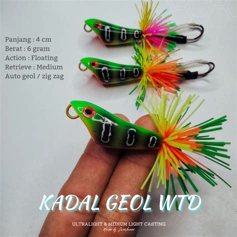 Jual Umpan Casting Jump Frog Mini Kadal Geol Mini Cm Shopee Indonesia