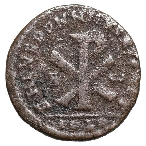 Roman Empire Magnentius Ad 350 353 Æ Christogramm Catawiki