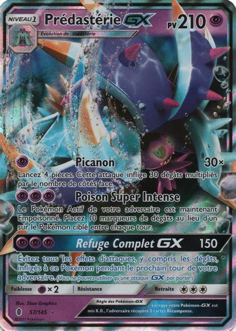 SL02 57 145 Prédastérie GX PoKéMoN