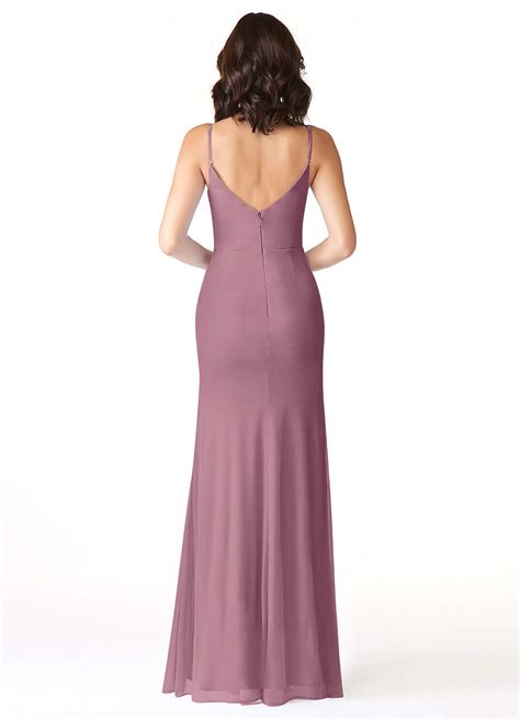 Azazie Deandra Vintage Mauve Bridesmaid Dresses Azazie