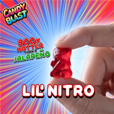 Lil Nitro Worlds Hottest Gummy Bear Candy Blast Shop