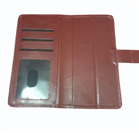 Brown Rectangular Leather Mobile Flip Cover At Rs New Delhi Id