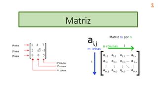 Matriz E Determinante - Matriz e Determinante | PPTX