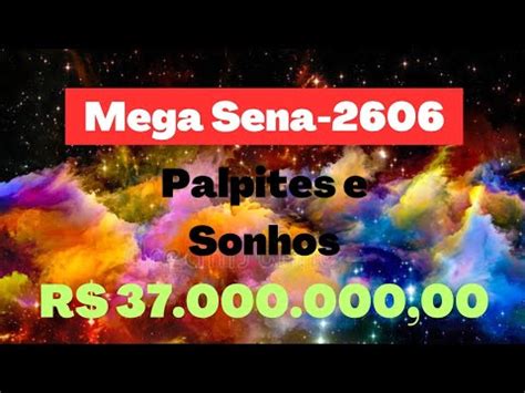 Mega Sena Sonhos E Palpites Youtube