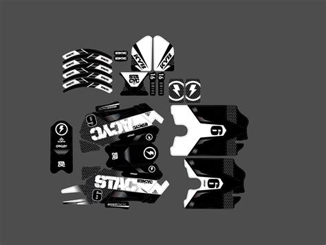 Staacy Edrive Grafikkit Energy Black Kitdeco Moto Fr