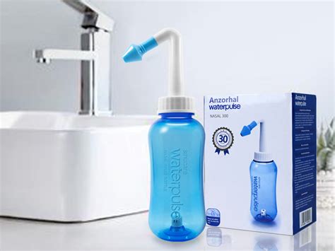 Nasendusche Set Anzorhal Nasenspülkanne 300ml zum Nasenreinigung und