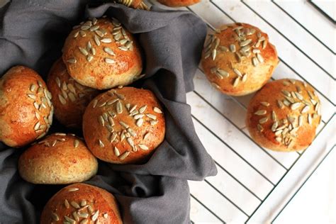 Fluffy Whole Wheat Bread Rolls - Ginger with Spice