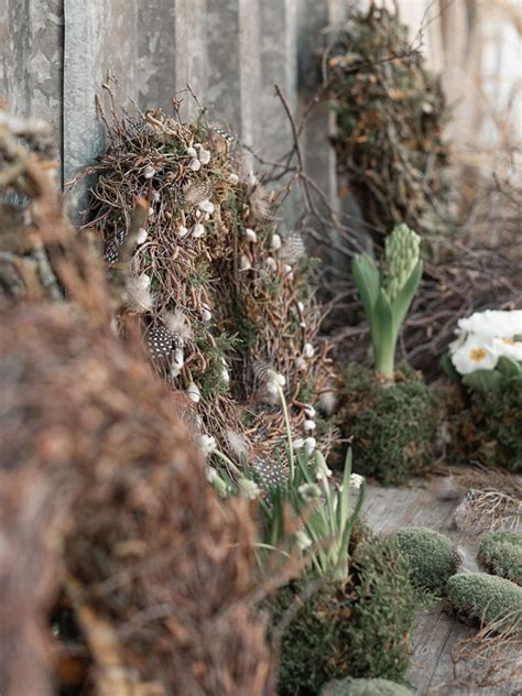 DIY Frühlingsdeko Kranz aus Zweigen binden Schritt für Schritt Anleitung