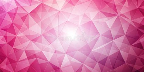 Abstract Pink Geometric Background Creative Ai Stock Illustration