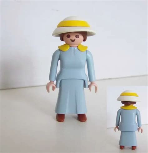 PLAYMOBIL J350 EPOQUE 1900 Femme Mère des Enfants 5406 Jaunie EUR