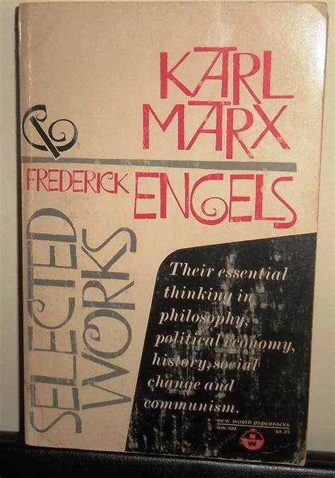 Karl Marx Frederick Engels Selected Works Amazon Books