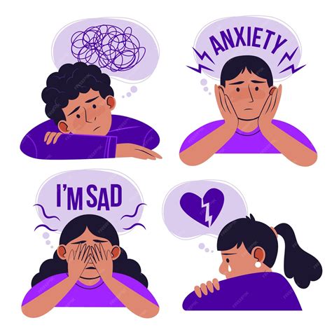 Premium Vector Illustration Of People With Mental Health Problems