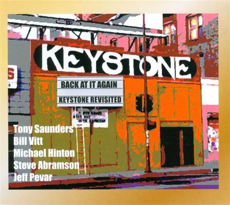 Keystone Revisited Cd Tony Saunders Online Store