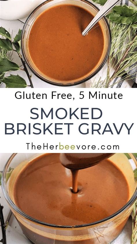 Smoked Brisket Gravy Recipe (Gluten Free) | Gravy recipes, Smoked brisket, Homemade gravy