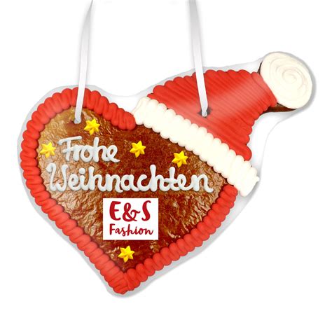 Lebkuchenherz Mit M Tze Frohe Weihnachten Cm Mit Logo Druck