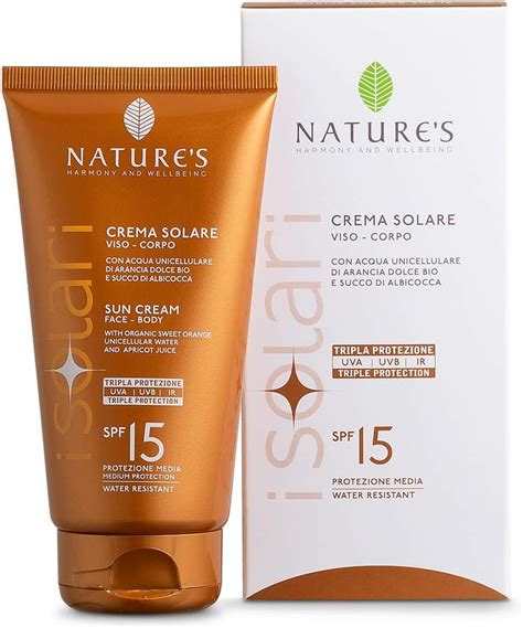 Nature S Isolari Crema Solare Viso E Corpo Spf Crema Idratante