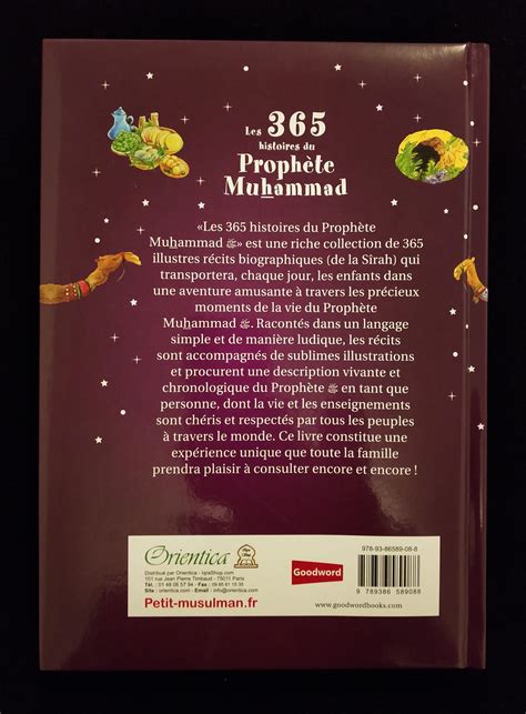 Les 365 histoires du Prophète Muhammad Orientica Editions Imaany