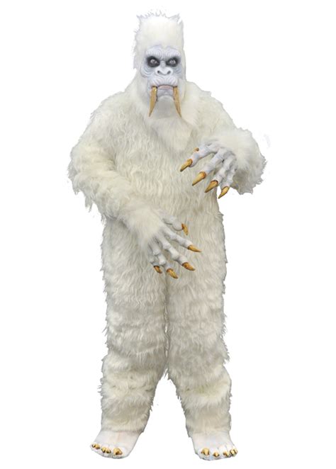 Adult Rental Mascot Costume Deluxe Yeti Abominable Snowman