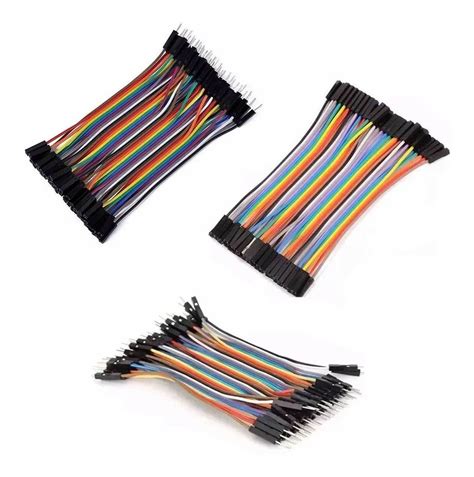 Kit Cabo Jumper Cm Mxf Mxm Fxf De Cada Para Arduino Mercado