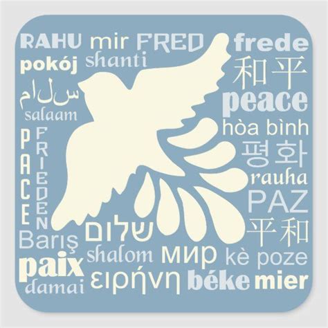 Peace in different languages sticker peace – Artofit