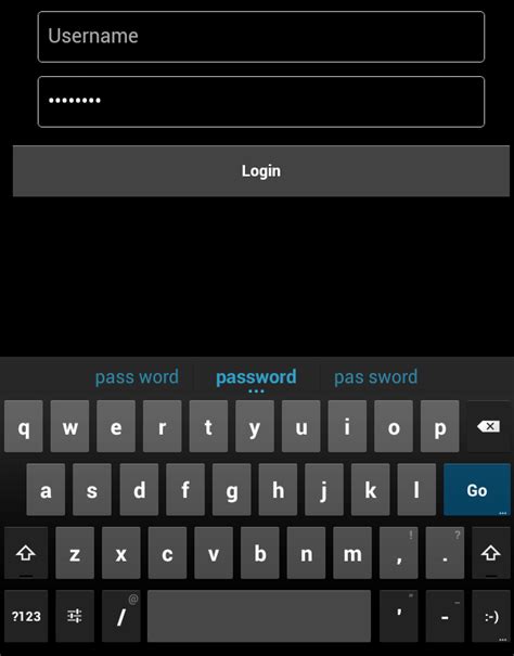 Solved Password Entry On Android Gives Suggestions Intel Community