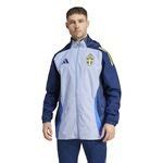 Sweden Training Jacket Tiro 24 All Weather Chalk Blue Team Navy