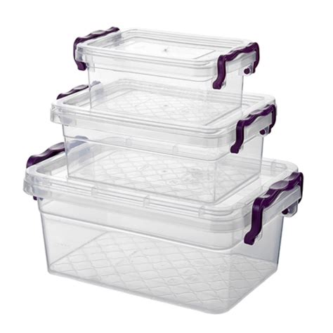 3 Piece Plastic Kitchen Storage Set | Unpacked