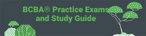 BCBA Mock Exam BCBA Exam Study Guide Pass The BCBA Exam